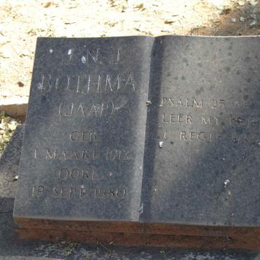 BOTHMA J.N.J. 1912-1980