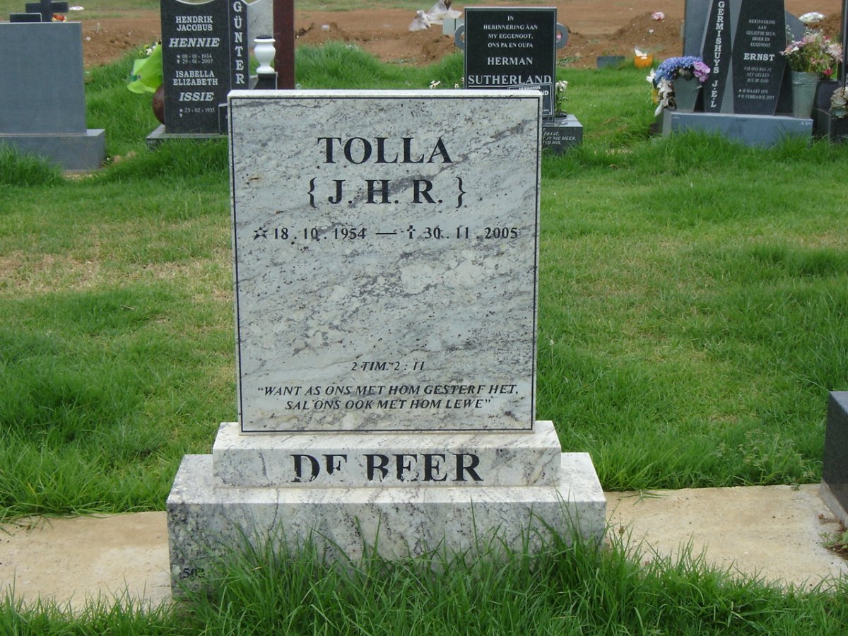 BEER J.H.R., de 1954-2005