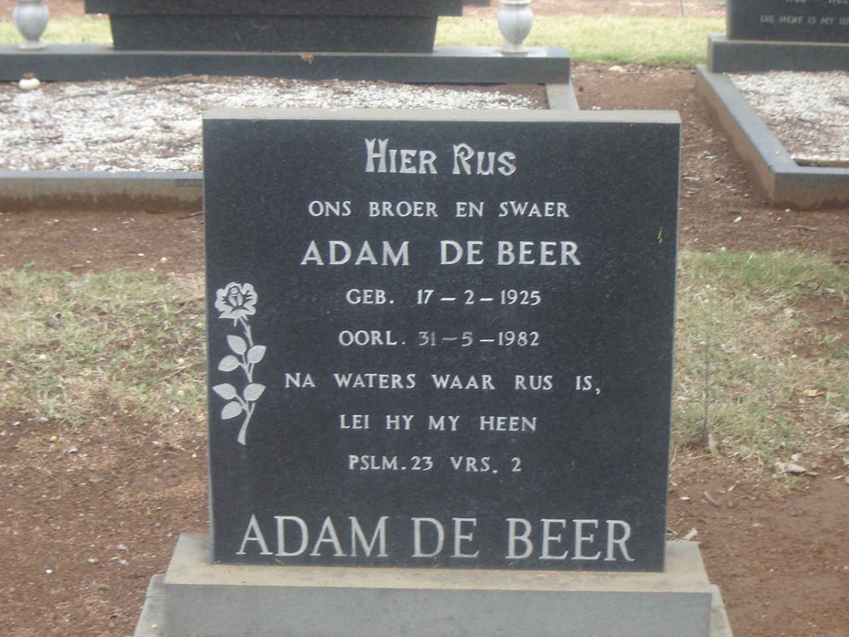 BEER Adam, de 1925-1982