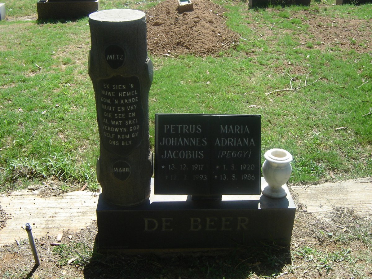 BEER Petrus Johannes Jacobus, de 1917-1993 &amp; Maria Adriana 1920-1986