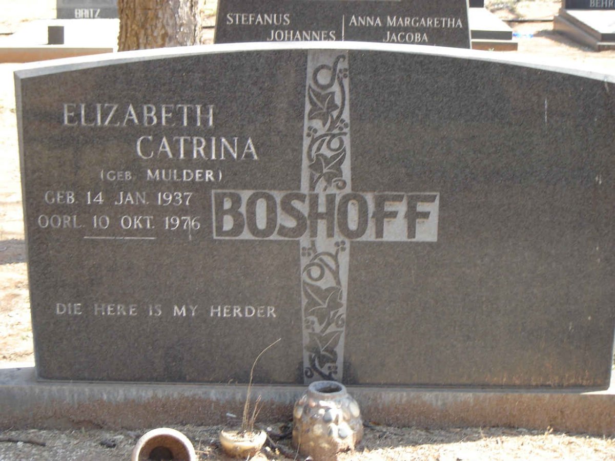 BOSHOFF Elizabeth Catrina