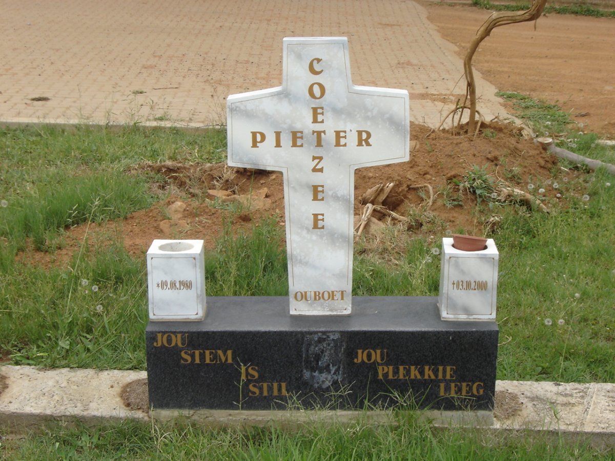 COETZEE Pieter 1980-2000