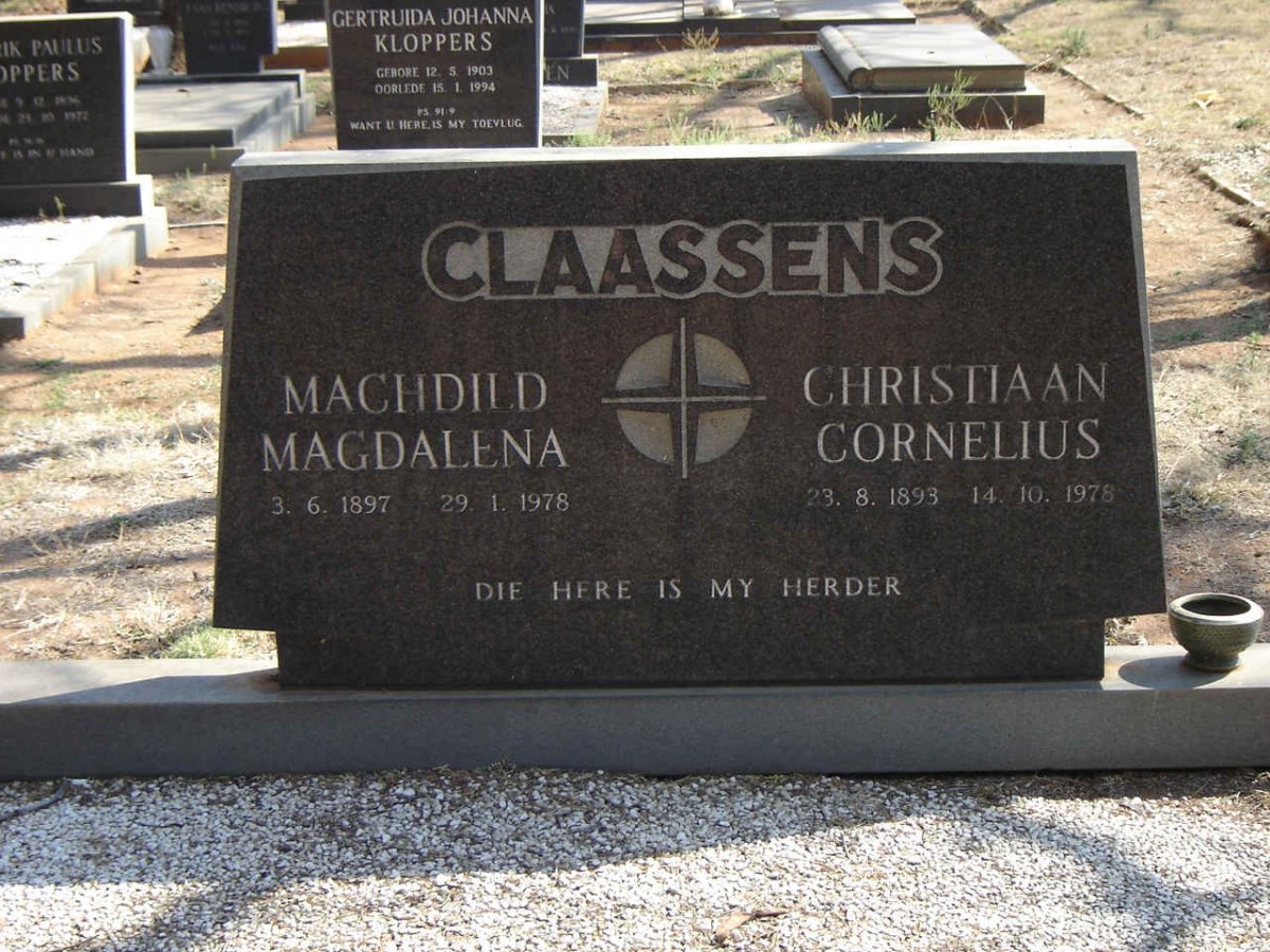 CLAASSENS Machdild Magdalena