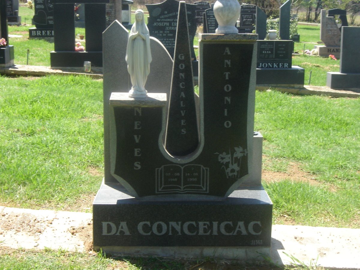 CONCEICAC Neves Goncalves Antonio, da 1940-1998