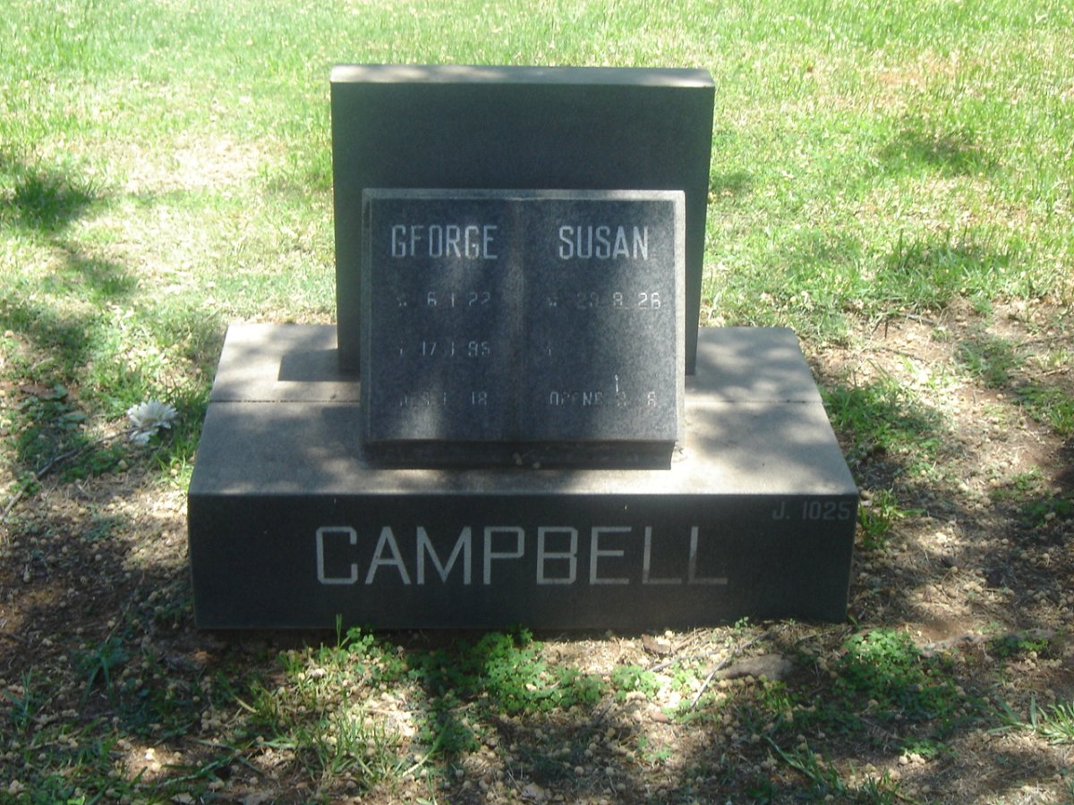 CAMPBELL George 1922-1995 &amp; Susan 1926-