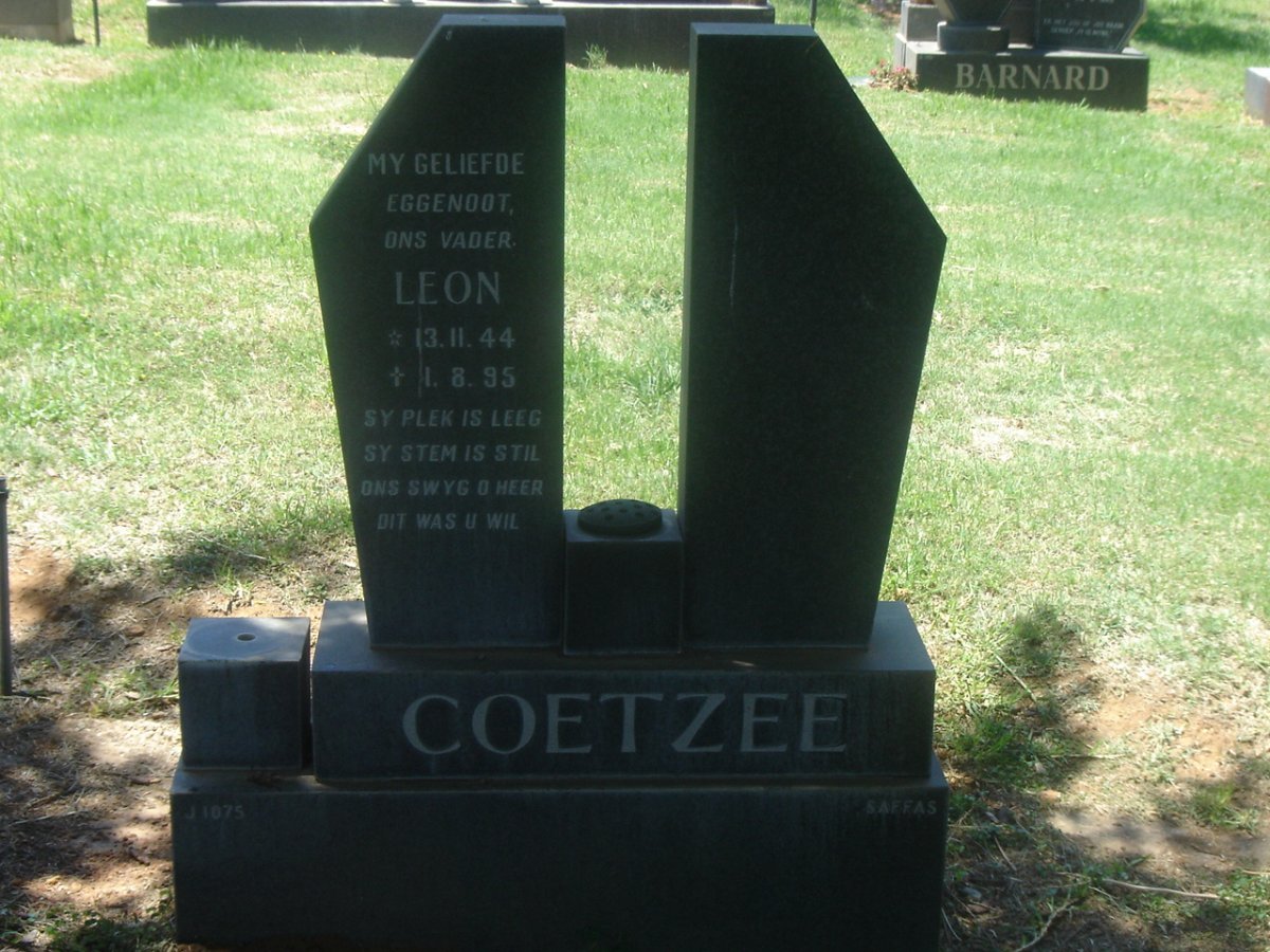 COETZEE Leon 1944-1995