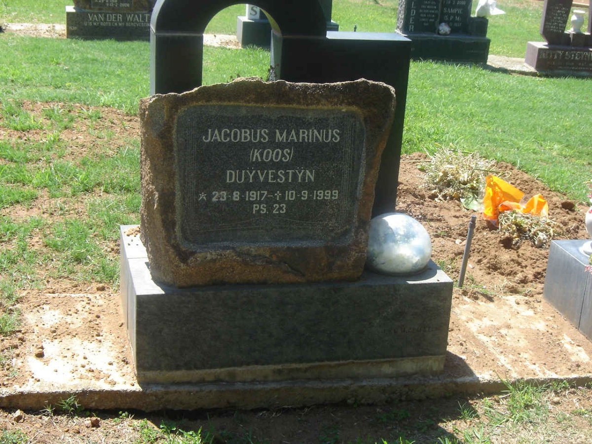 DUÿVESTEÿN Jacobus Marius 1917-1999