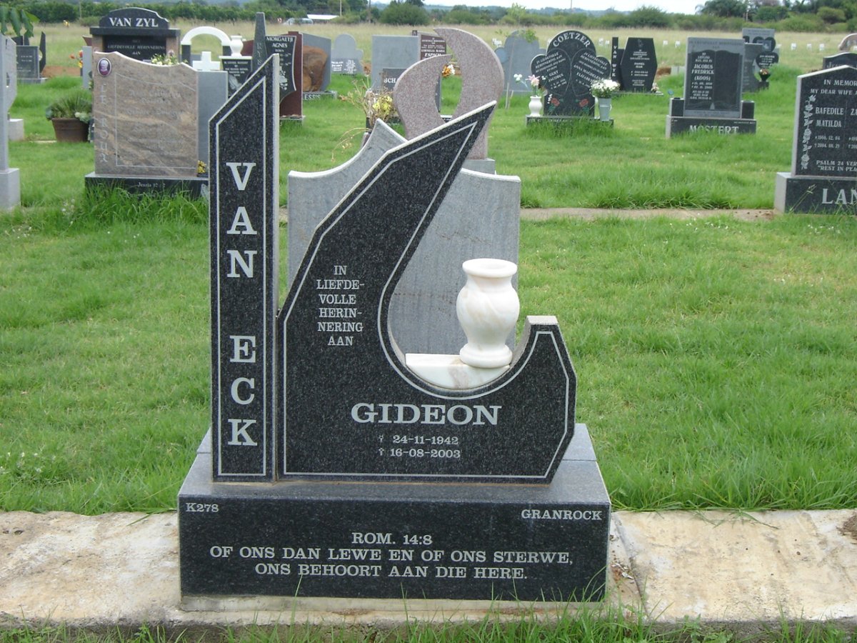 ECK Gideon, van 1942-2003