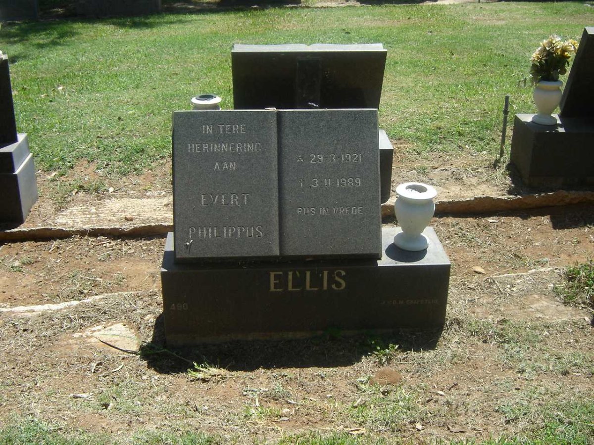 ELLIS Evert Philippus 1921-1989