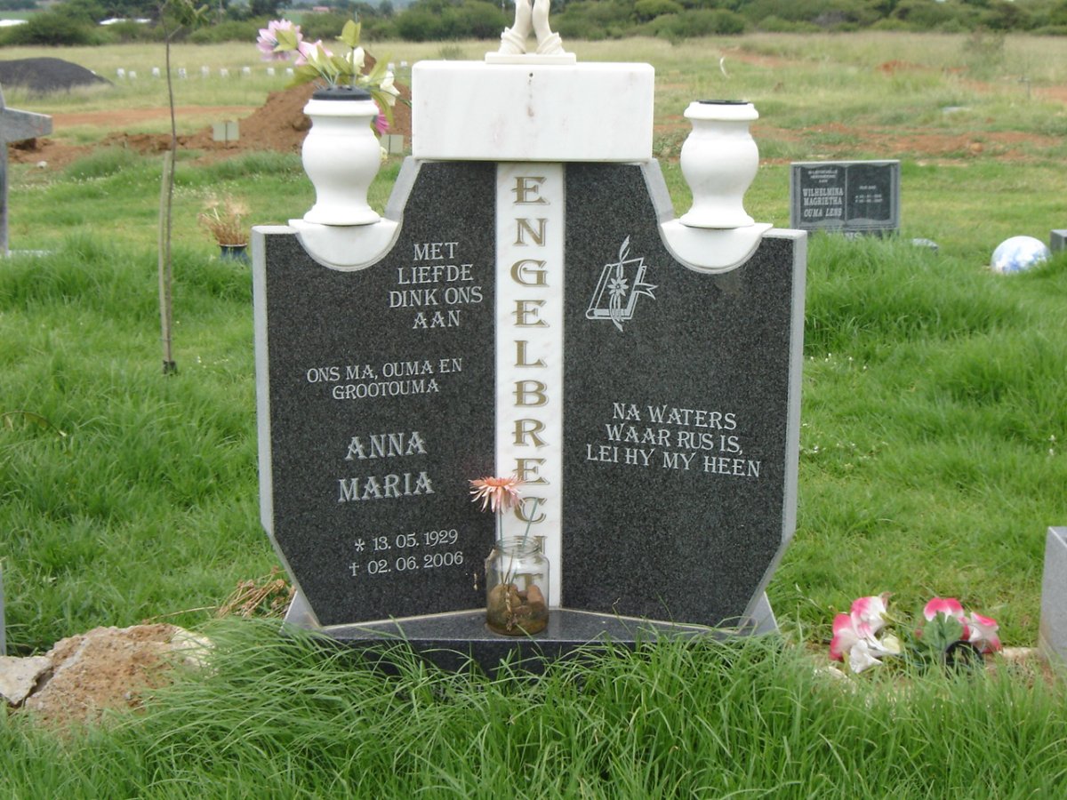 ENGELBRECHT Anna Maria 1929-2006