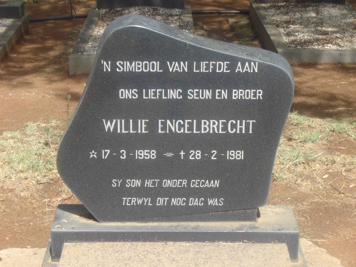ENGELBRECHT Willie.