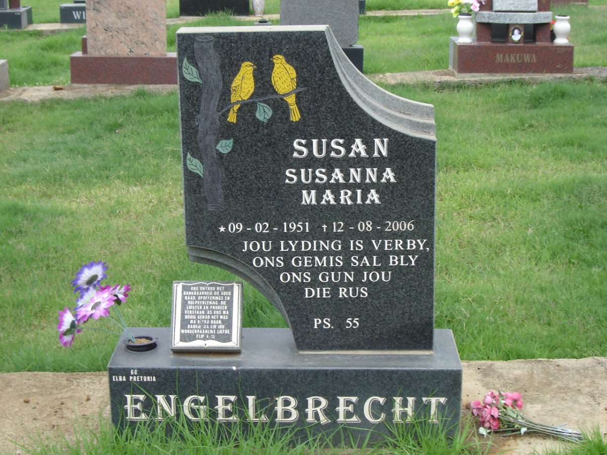 ENGELBRECHT Susan Susanna Maria 1951-2006