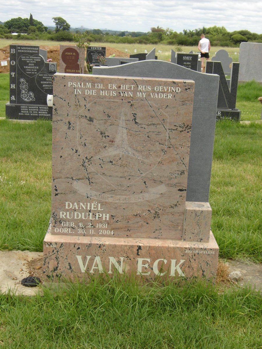 ECK Daniel Rudolph., van 1931-2004