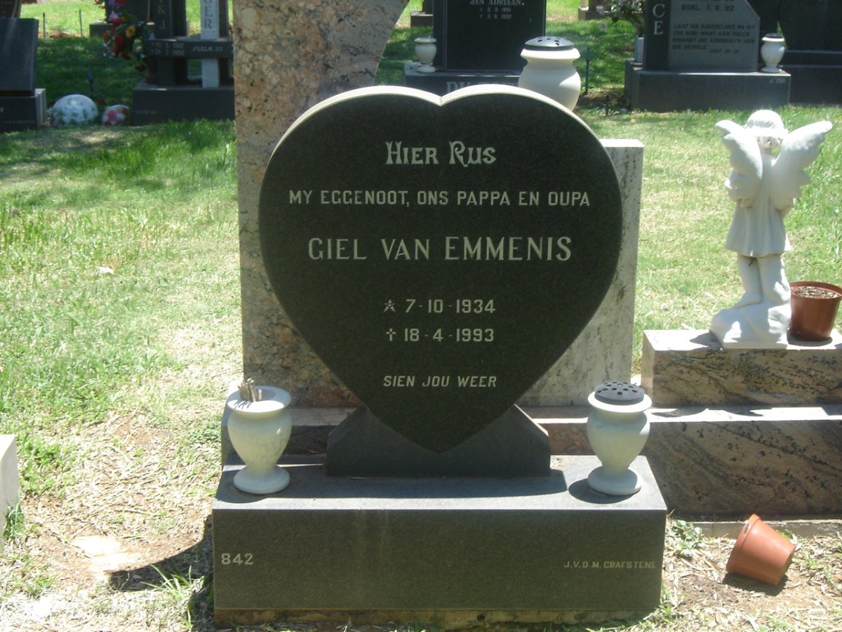 EMMENIS Giel, van 1934-1993