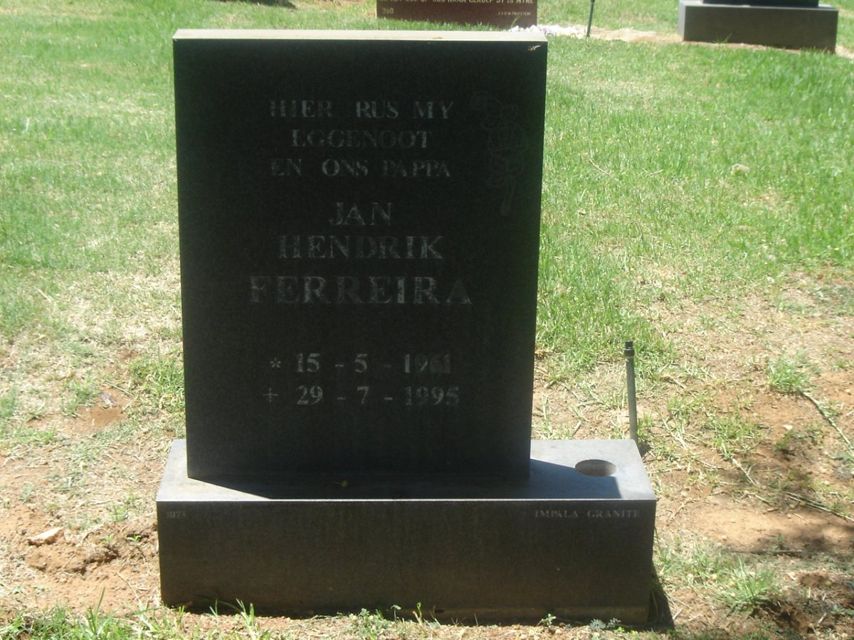 FERREIRA Jan Hendrik 1961-1995