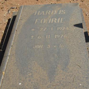 FOURIE Hardus 1924-1976