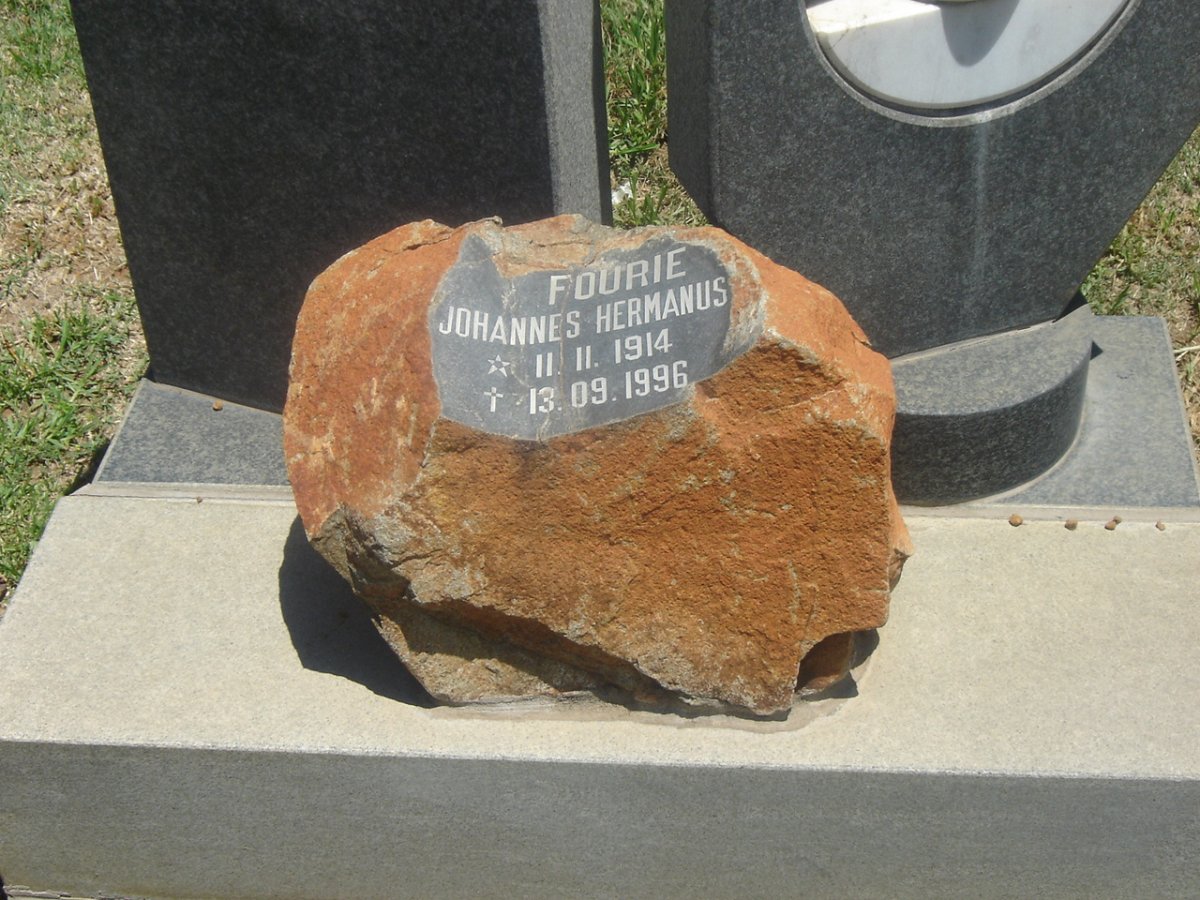 FOURIE Johannes Hermanus 1914-1996