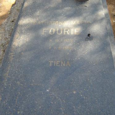 FOURIE Catharina Maria 1923-198?