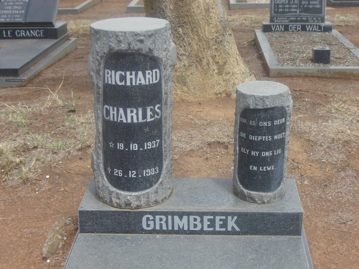 GRIMBEEK Richard Charles 1937-1983