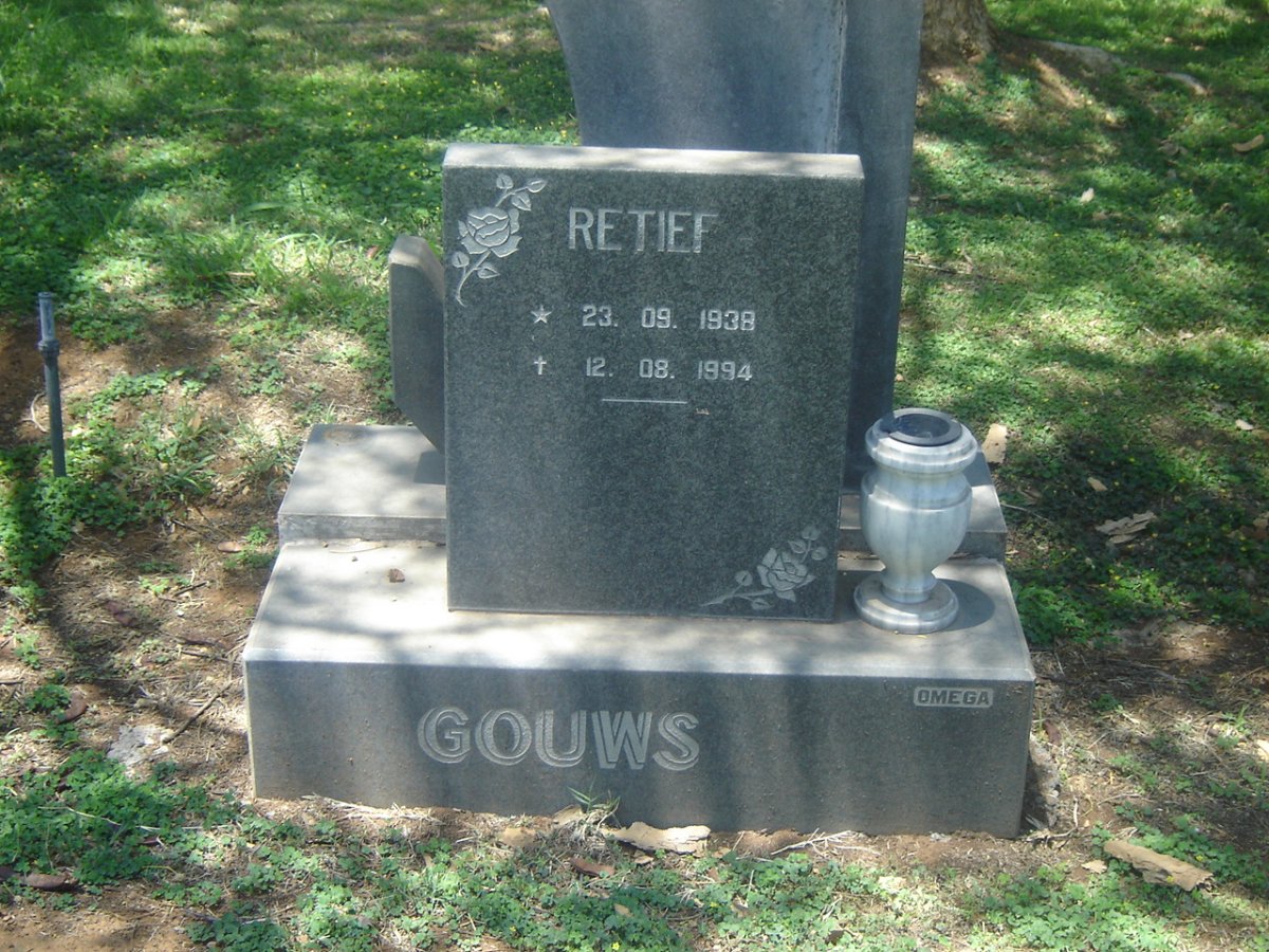GOUWS Retief 1938-1994