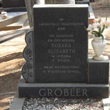 GROBLER Susara Elizabeth 1934-1978