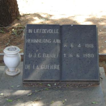 GUERRE D.J.G., de la 1918-1980