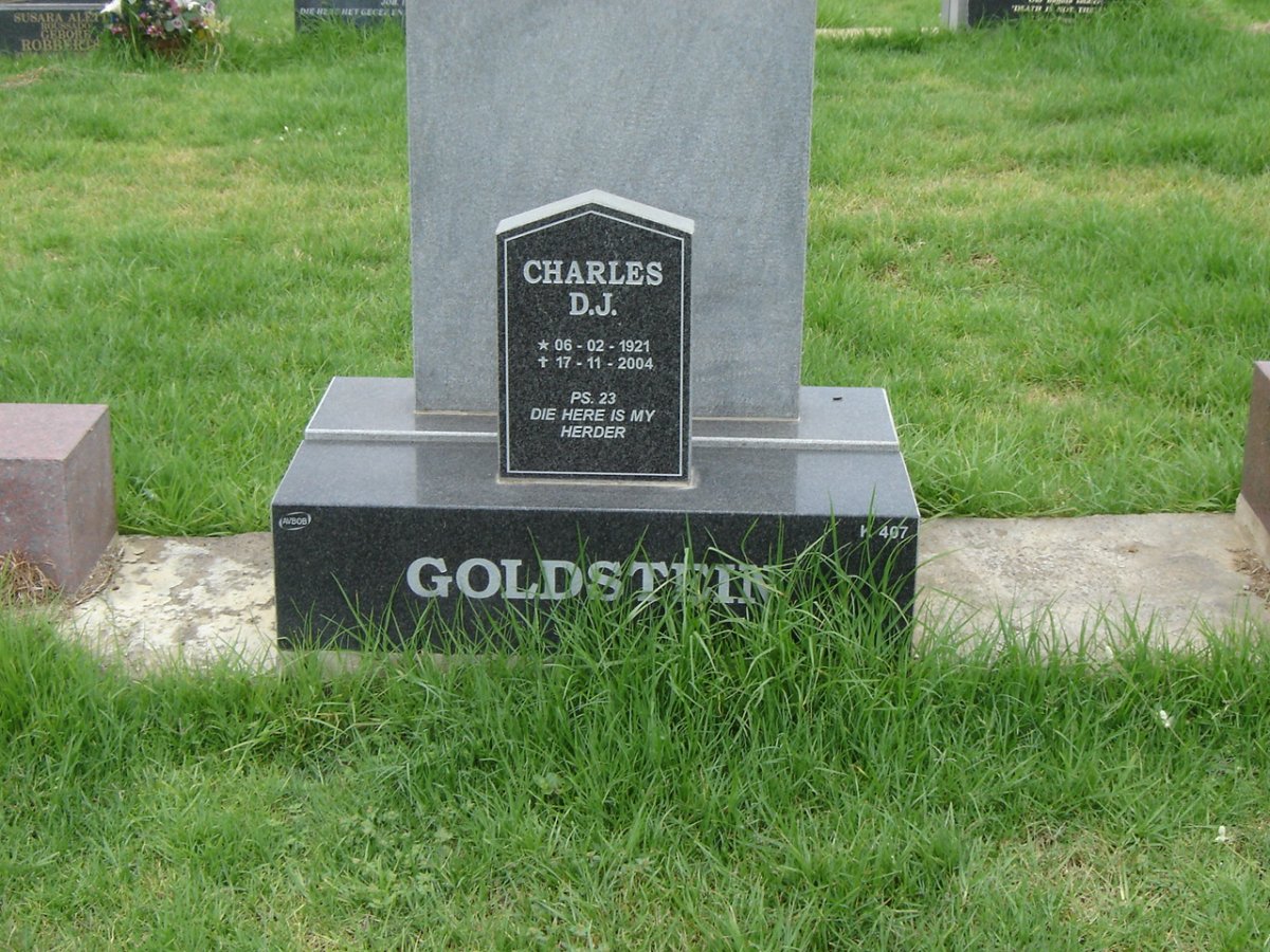 GOLDSTEIN Charles D.J. 1921-2004
