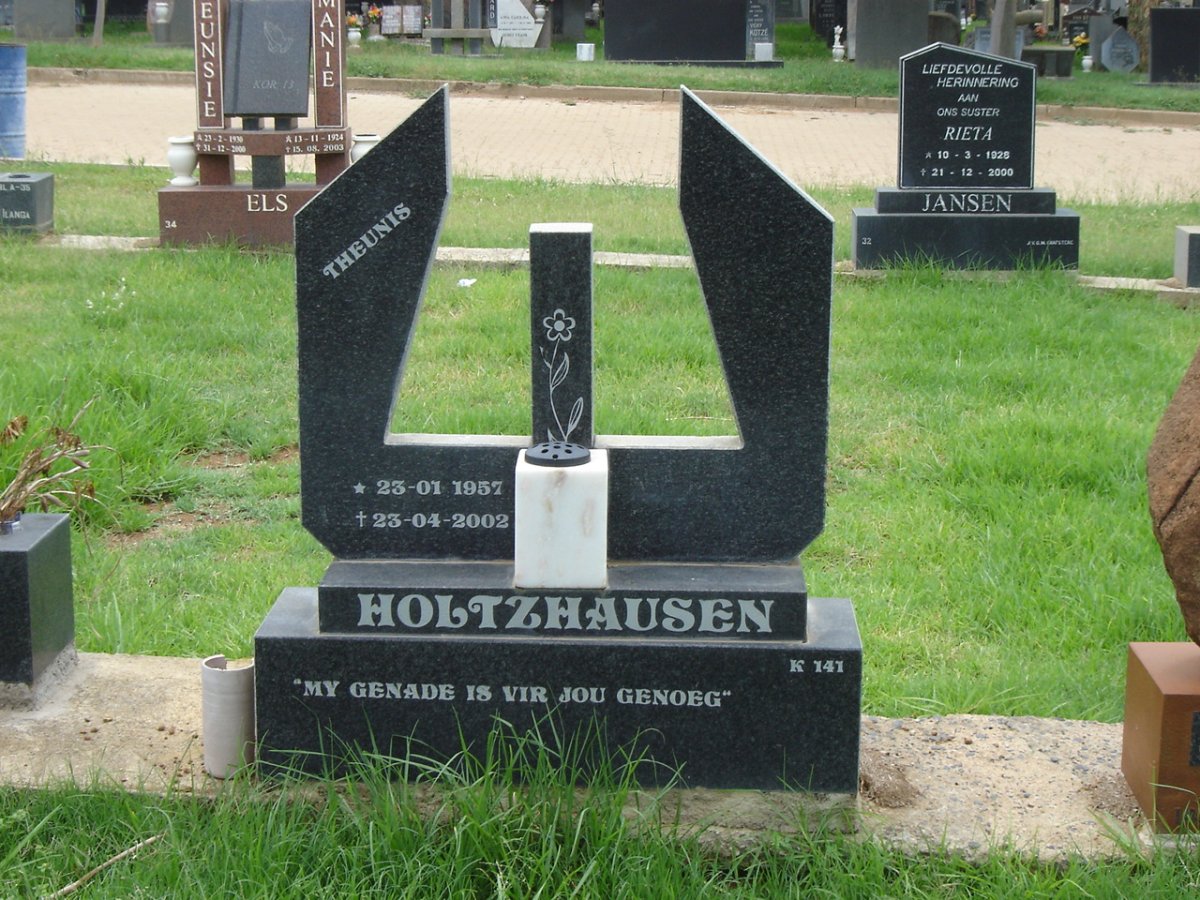 HOLTZHAUSEN Theunis 1957-2002