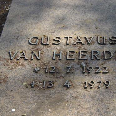 HEERDEN Gustavus, van 1922-1979