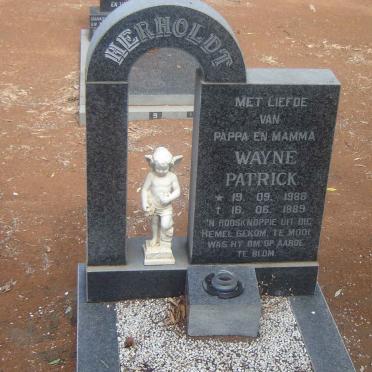 HERHOLDT Wayne Patrick 1988-1989