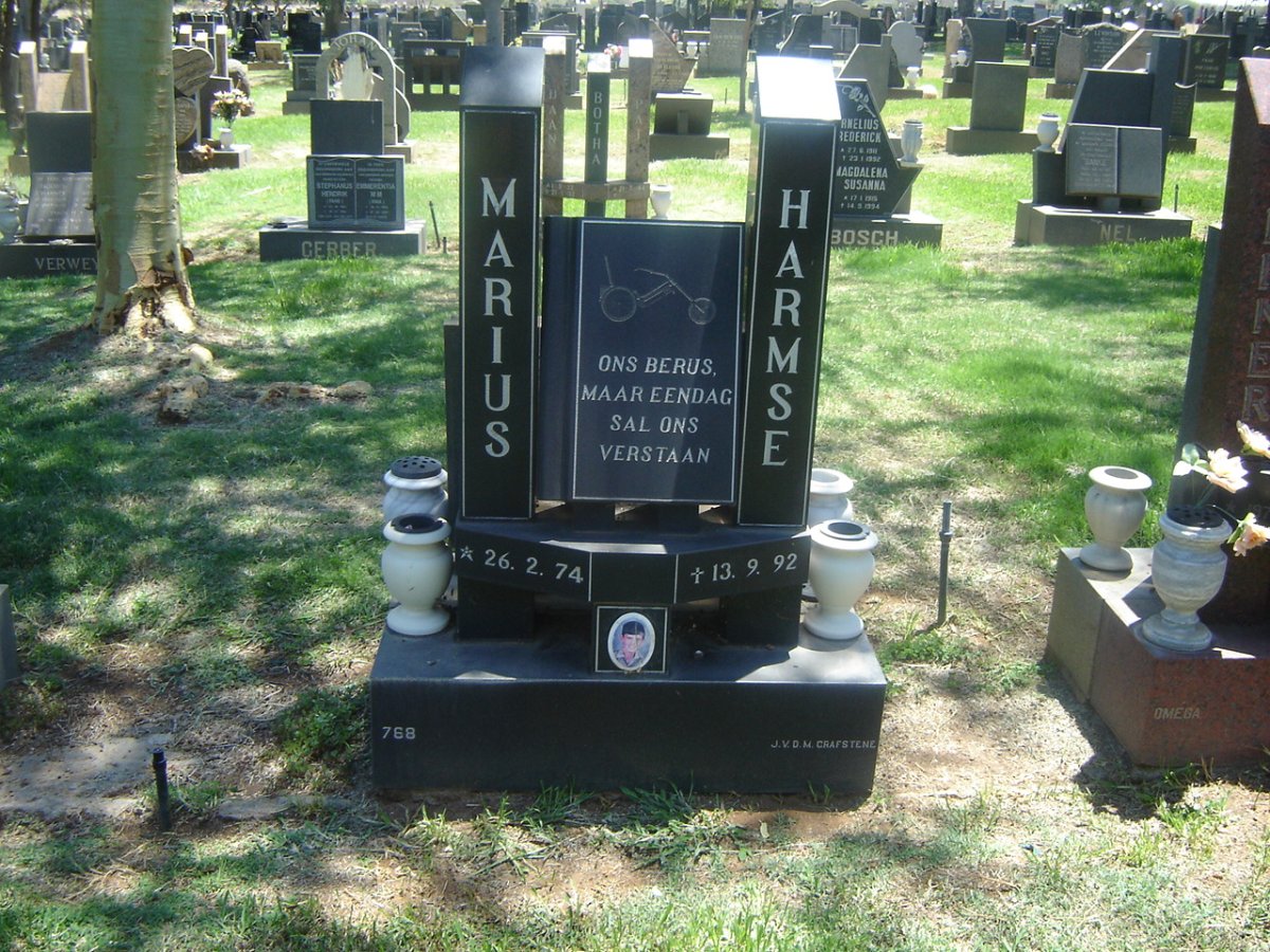 HARMSE Marius 1974-1992