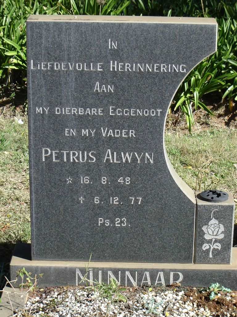 MINNAAR Petrus Alwyn 1948-1977