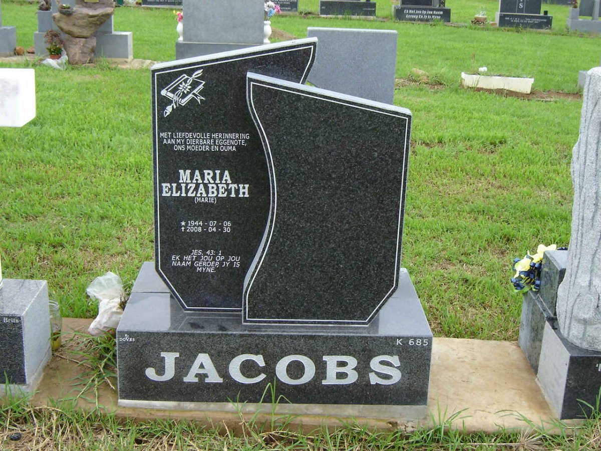 JACOBS Maria Elizabeth 1944-2008