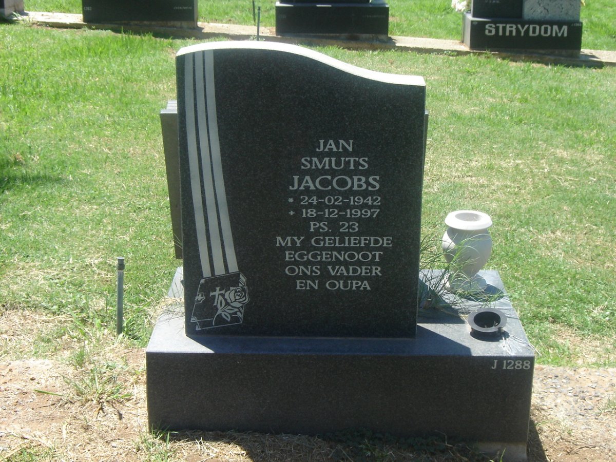 JACOBS Jan Smuts 1942-1997