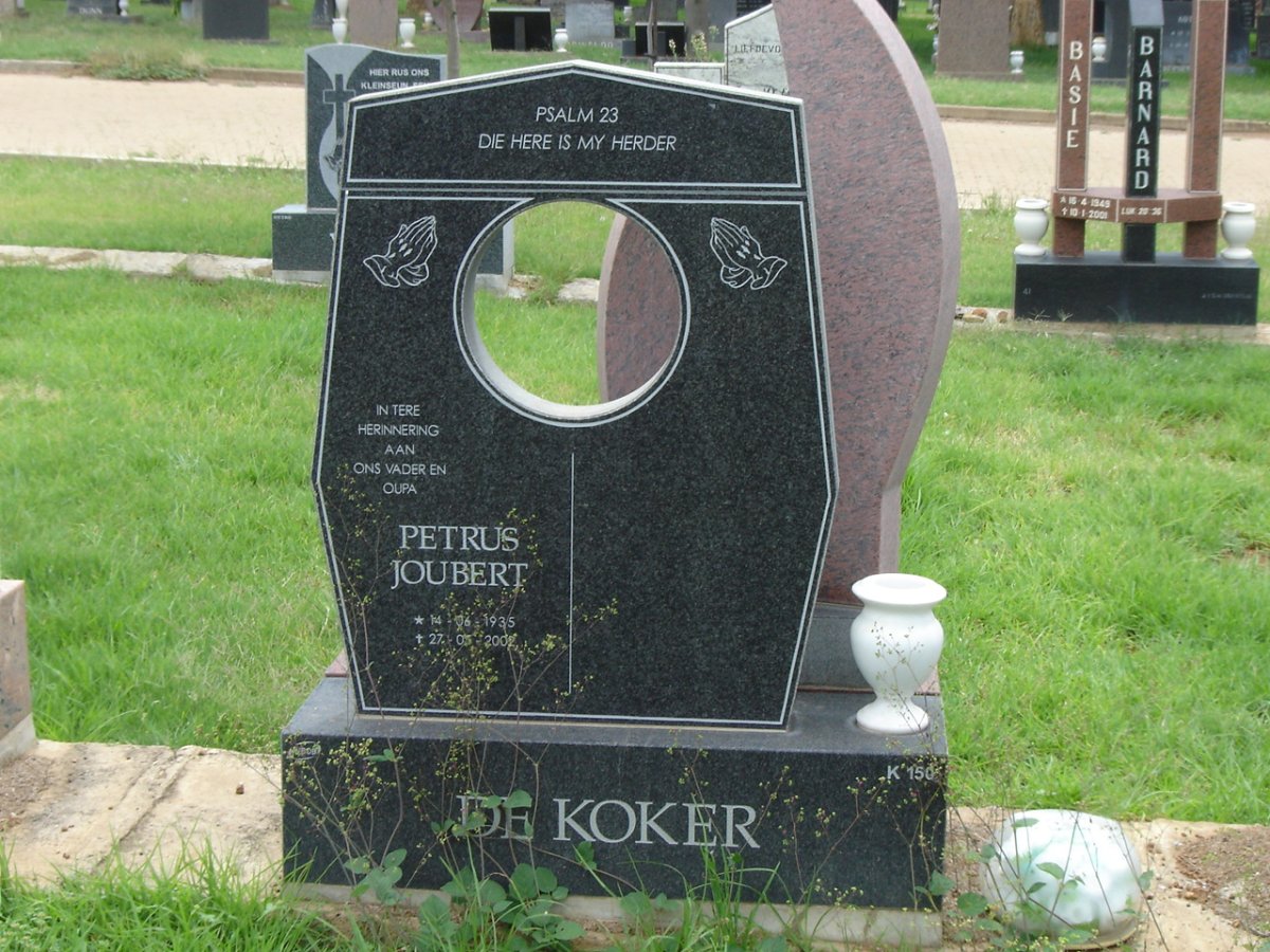 JOUBERT Petrus 1935-2002