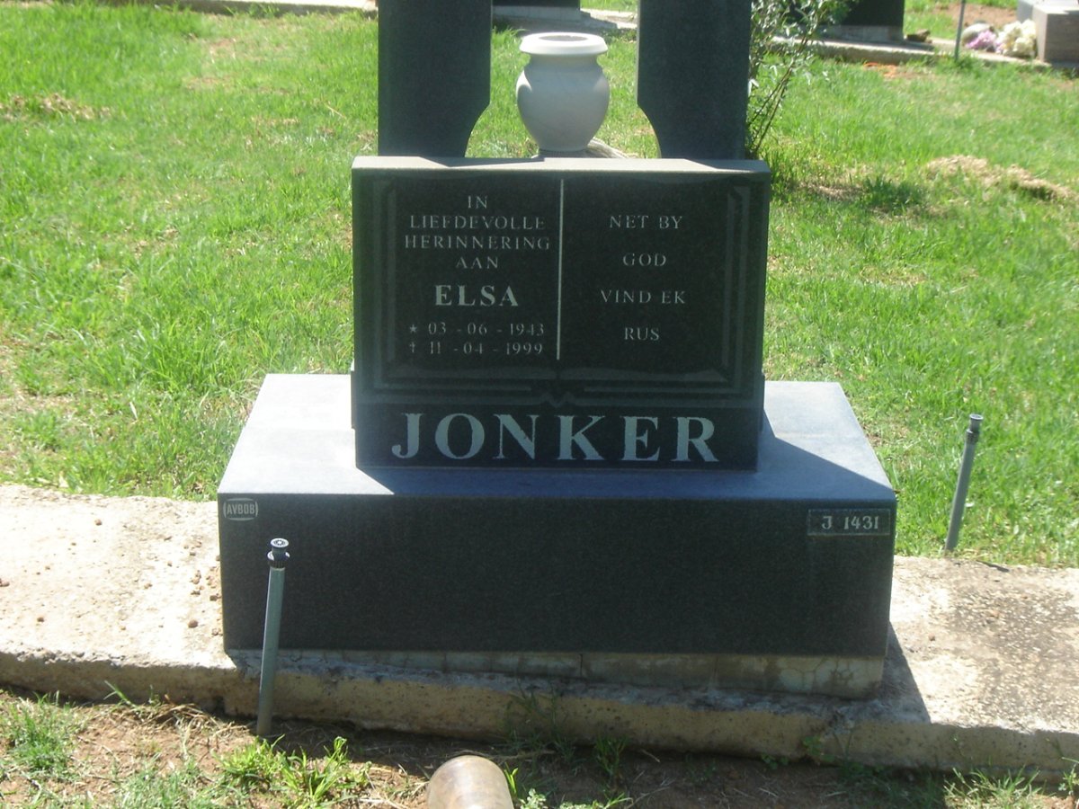 JONKER Elsa 1943-1999