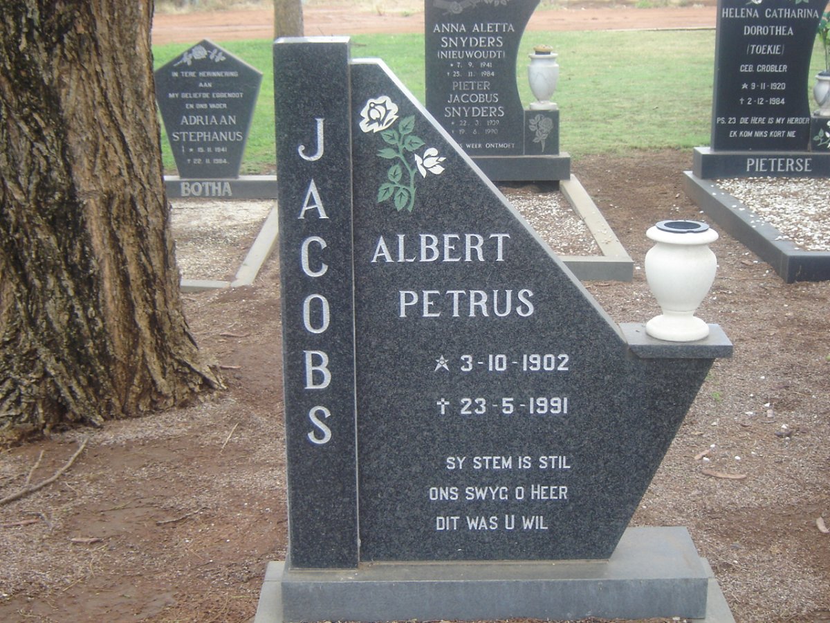 JACOBS Albert Petrus 1902-1991