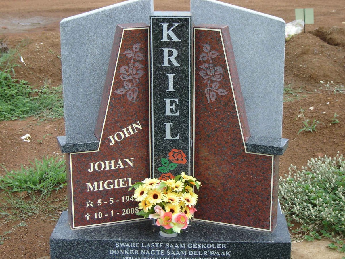 KRIEL Johan Migiel 1942 - 2008