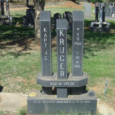KRUGER J.C. 1960-1985