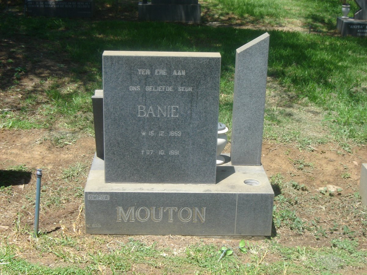 MOUTON Banie 1953-1991