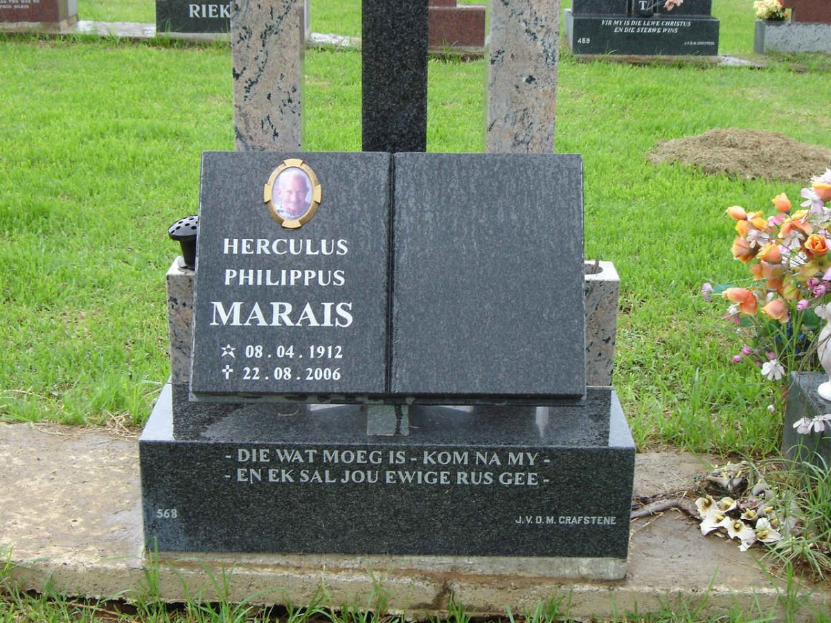 MARAIS Herculus Philippus 1912-2006