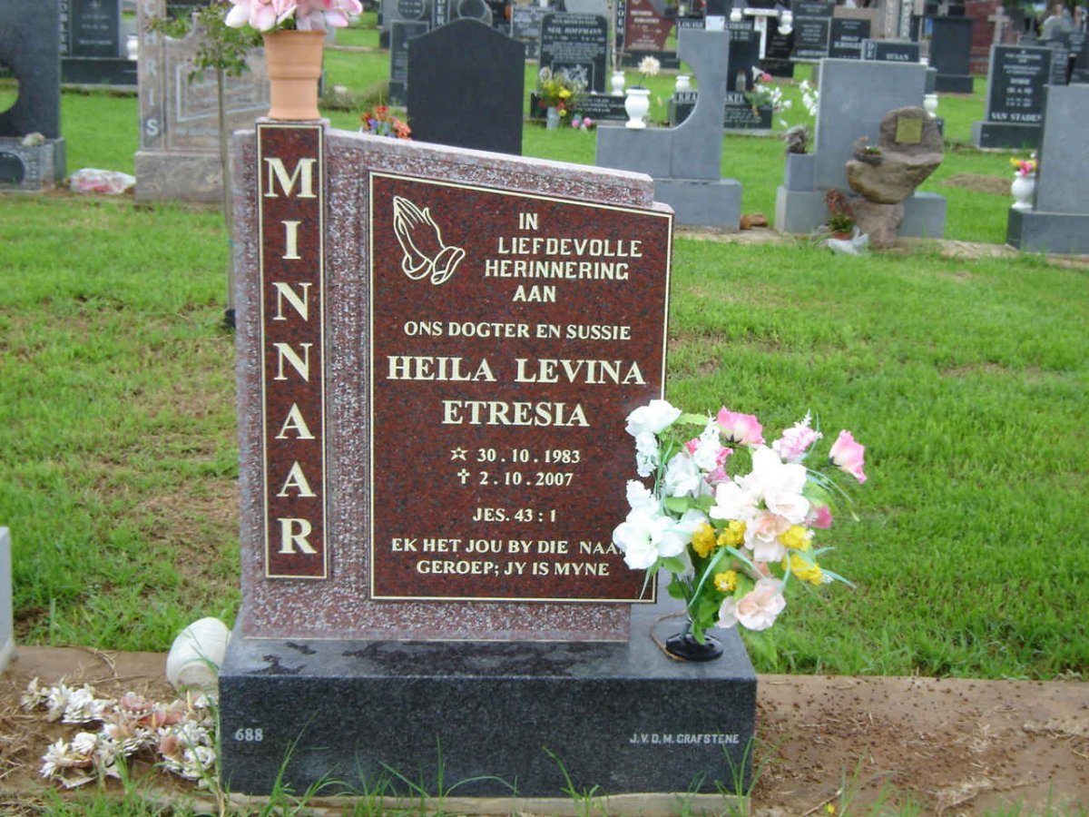 MINNAAR Heila Levina Etresia 1983-2007