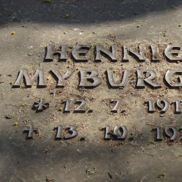 MYBURGH Hennie 1912-1978