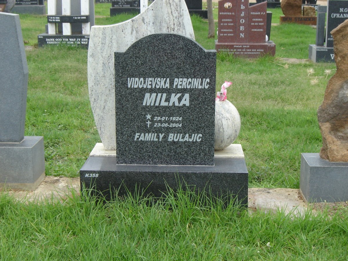 MILKA Vidojevska Percinlic 1924-2004