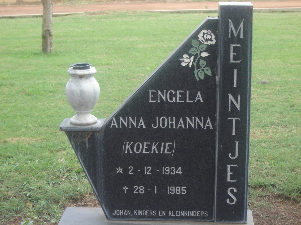 MEINTJES Engela Anna Johanna 1934-1985