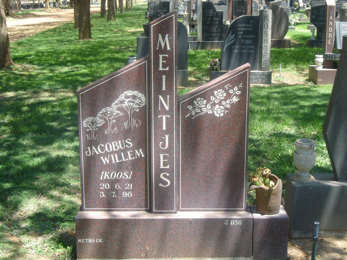 MEINTJES Jacobus Willem 1921-1996