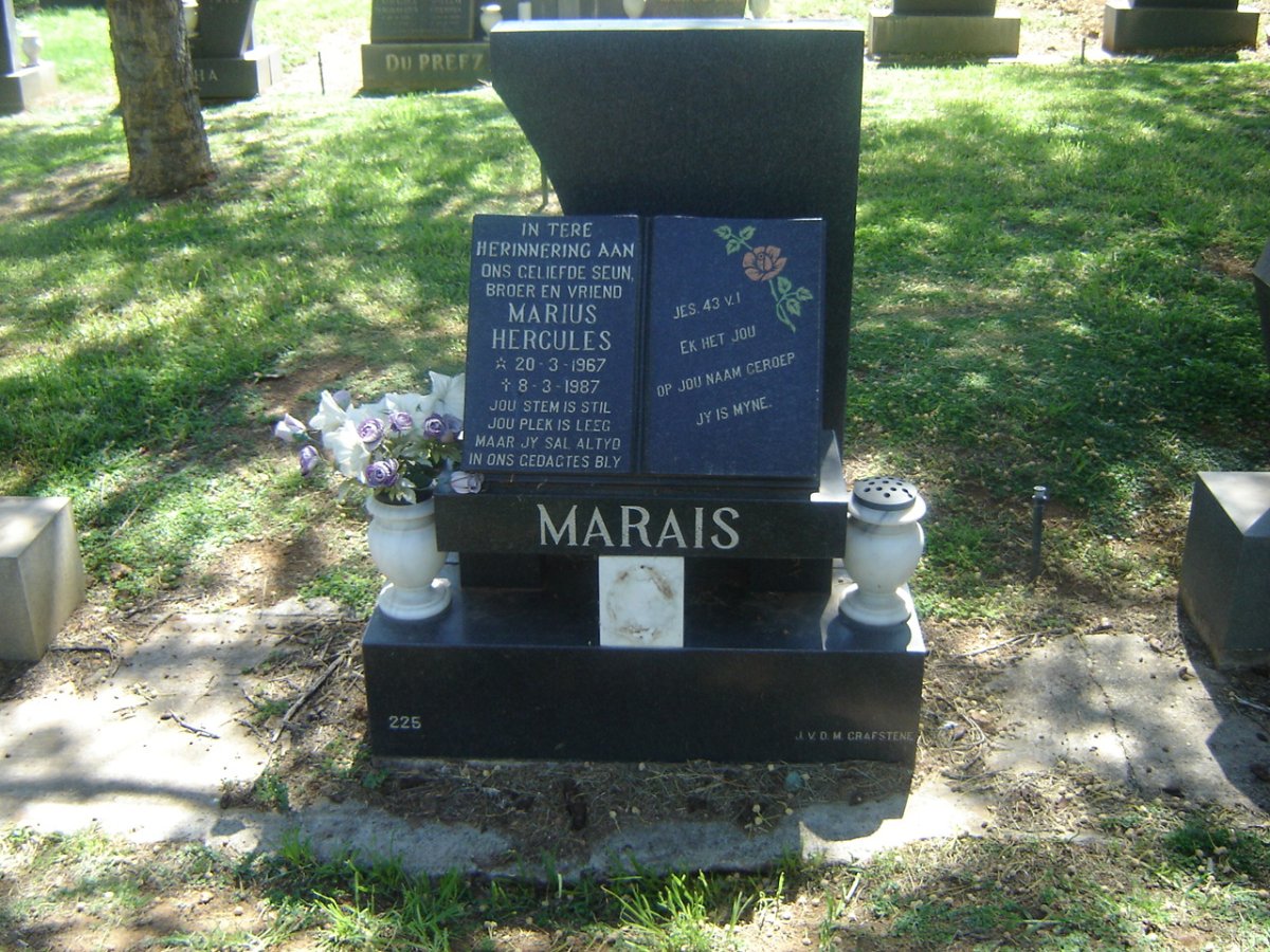 MARAIS Marius Hercules 1967-1987
