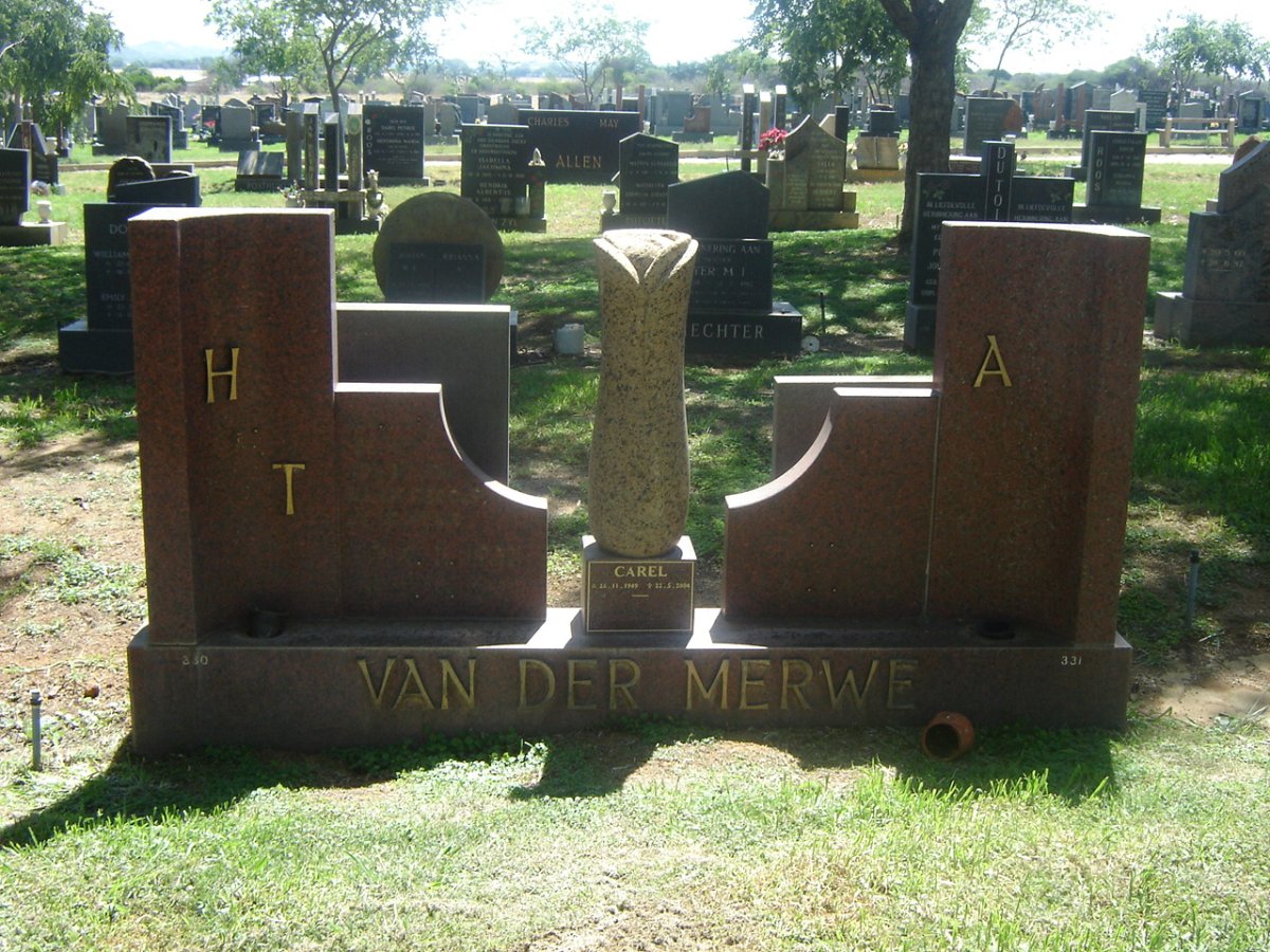 MERWE H.T., van der ??-?? &amp; A. -?? :: VAN DER MERWE Carel 1969-2004