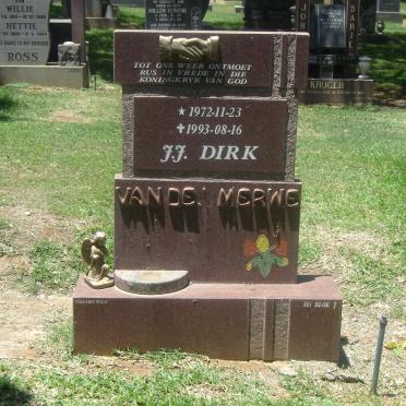 MERWE J.J. Dirk, van der 1972-1993