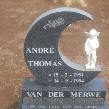 MERWE Andre Thomas VAN DER